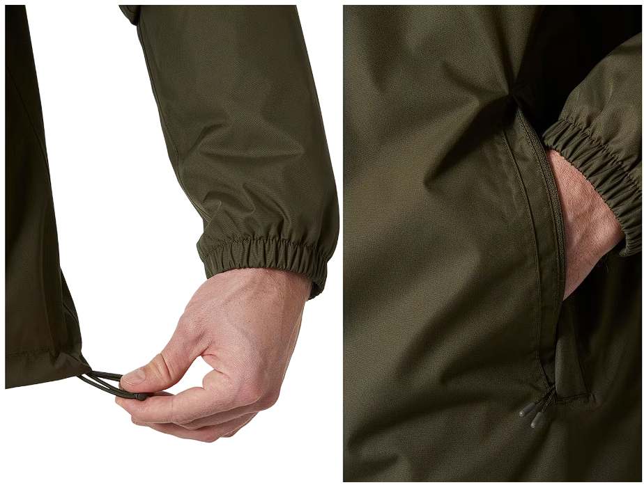 Helly Hansen - Vancouver Fleece gefütterte Jacke - Größe XXL & Helly Tech Protection - Wasserdicht & Winddicht - Für Männer - Utility Green Polyester