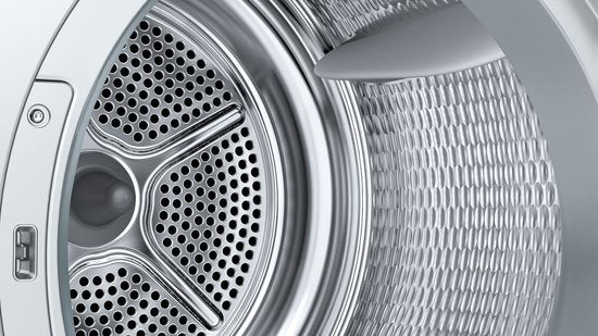 Bosch WRB247D0FG – Serie 8 – Wäschetrockner – Wärmepumpentrockner – 9 kg – Energieeffizienzklasse A – Selbstreinigender Kondensator – Dauerhaft energieeffizient – Air Max Dry: perfekte Trockenergebnisse und geringer Energieverbrauch.