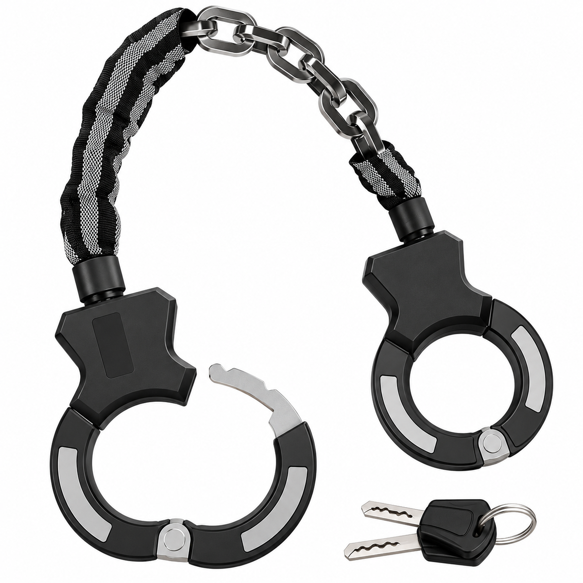 MIVELO Handfessel-Schloss für E-Scooter und Fahrräder – Schwarz – 30 x 5 x 2 cm