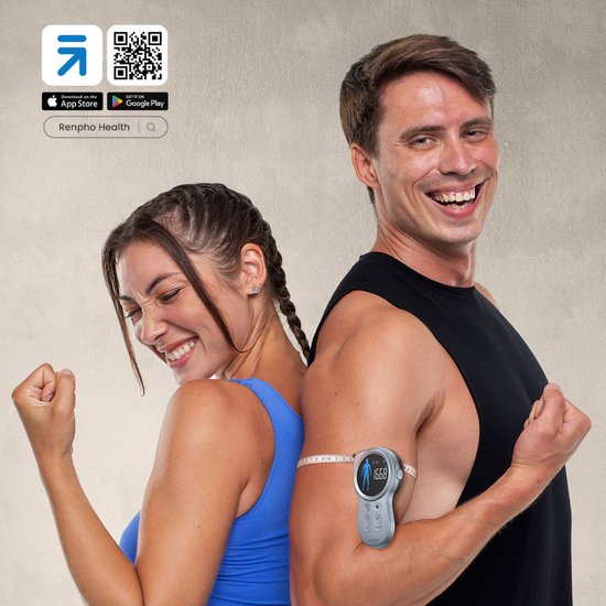 Renpho Smart Body Tape Measure+ – Intelligentes Maßband für den Körper – Umfangsmesser – mit Renpho Health App – 150 cm
