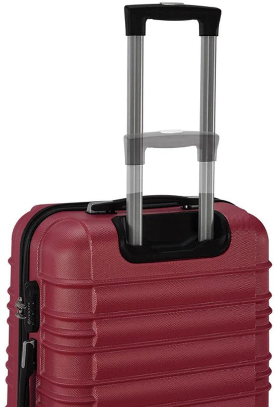 Hartschalenkoffer Set Rom - 3-teilig - ABS - Rot