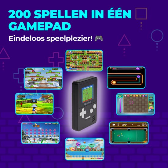 Denver Retro Spielkonsole - 200 Spiele - Spielkonsole für Kinder - GMP290