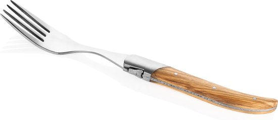 Laguiole Style de Vie Gabeln Luxury Line - 6-teilig - Olivenholz