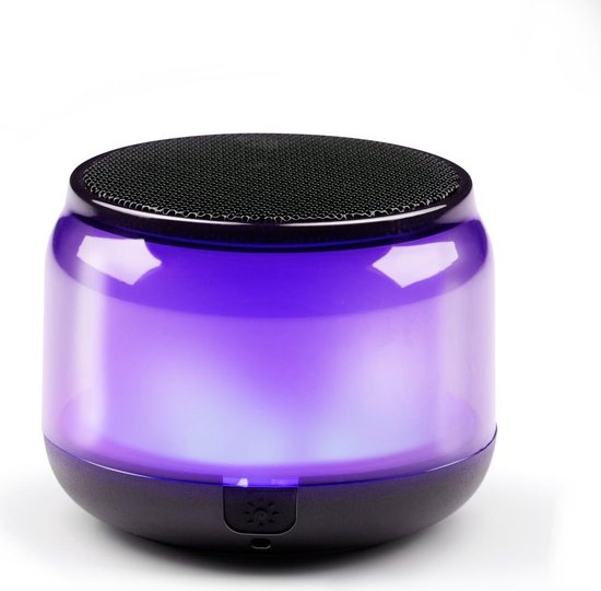 Tragbarer Bluetooth-Lautsprecher - Musikbox mit RGB-Beleuchtung - Partybox mit 3 Stunden Spielzeit - Kabelloser Lautsprecher mit USB-C