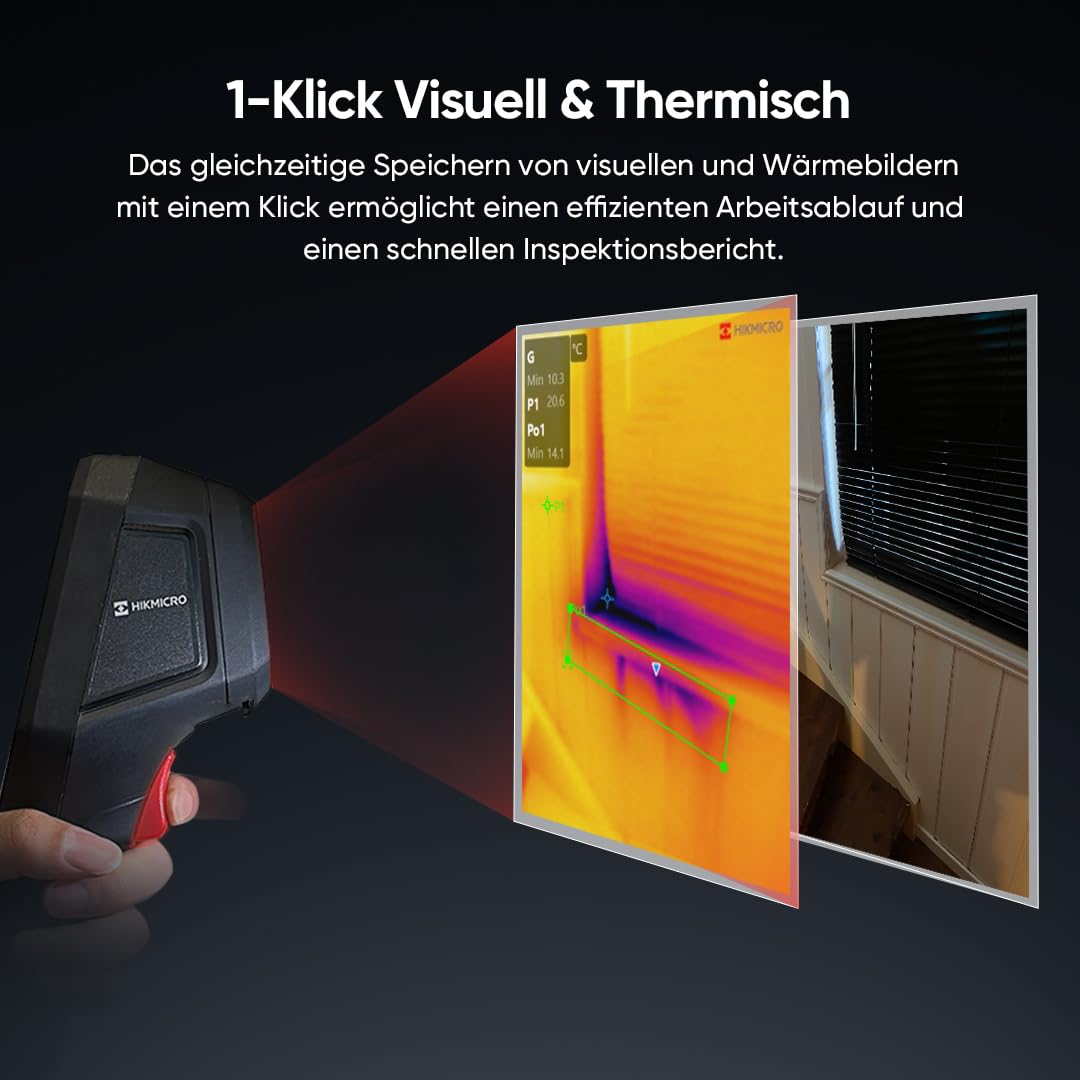 HIKMICRO Wärmebildkamera B10 – IR-Auflösung 256 × 192