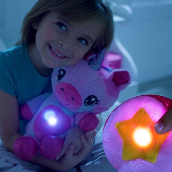 StarBelly Dream Lites – Dinosaurier-Kuscheltier – Sternenprojektor – Nachtlicht – Kinder
