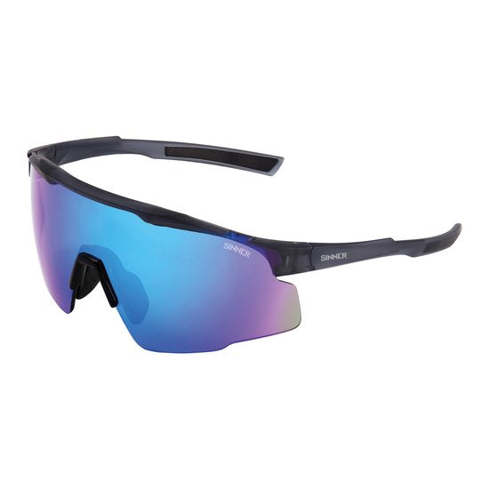 SINNER Murau – Sportbrille/Sonnenbrille – Grau – Blaue Gläser – Unisex – Einheitsgröße