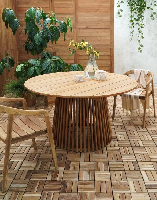 Haus Nordic Esstisch Lorca - Teak - Natur - 120cm