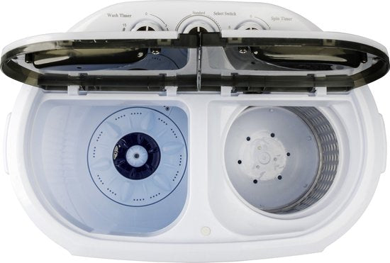 Salora WMR3700TWIN - Mini-Waschmaschine - Kompakte Waschmaschine - Kleine Waschmaschine - Mini-Waschmaschine mit Zentrifuge