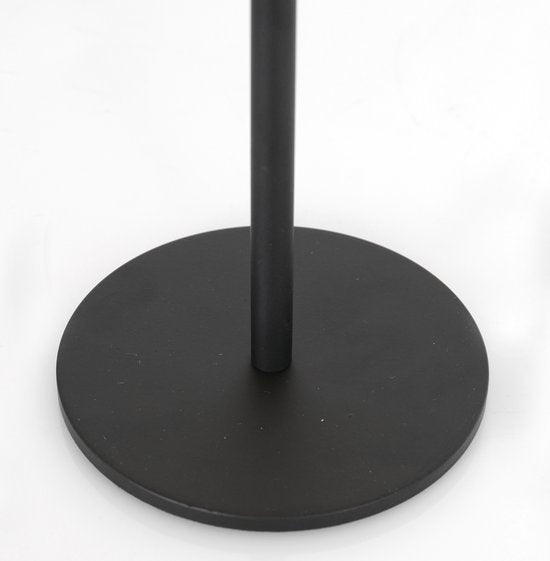 Steinhauer Tischleuchte Ancilla - schwarz - Metall - 15 cm - eingebautes LED-Modul - 3353ZW