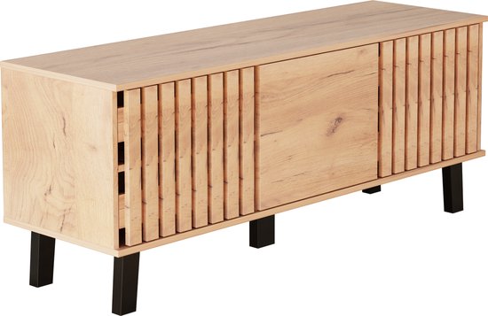 VDD Home – TV-Möbel – TV-Schrank – Schwebendes TV-Möbel – Holz – 130 x 53 x 40 cm – Zum Aufstellen oder Aufhängen