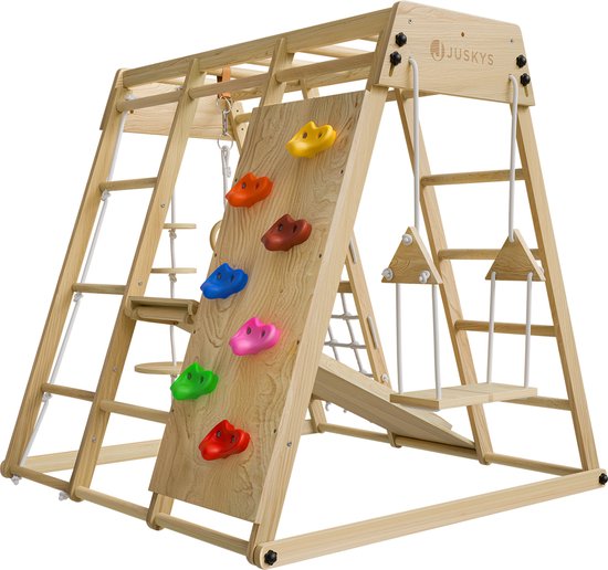 Maxi-Kinderspielplatz - Mit Rutsche - Natürliche Spielgeräte