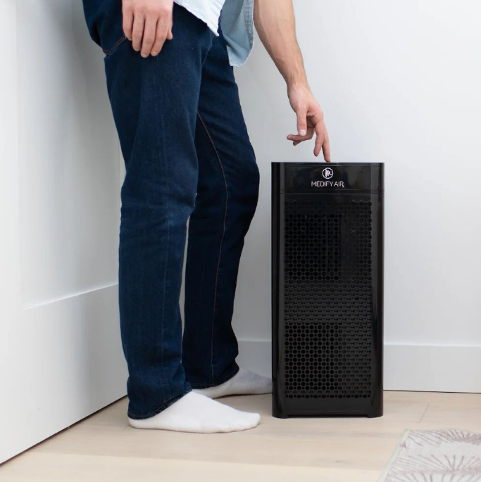 Medify MA-40 Luftreiniger mit H13 True HEPA Filter Schwarz