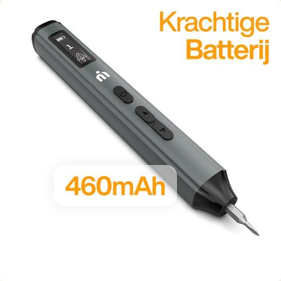 MATTI® - Elektroschrauber - Präzisionsschraubendreher-Set - 60 Bits - wiederaufladbar - 5 Ständer - Schraubendreher