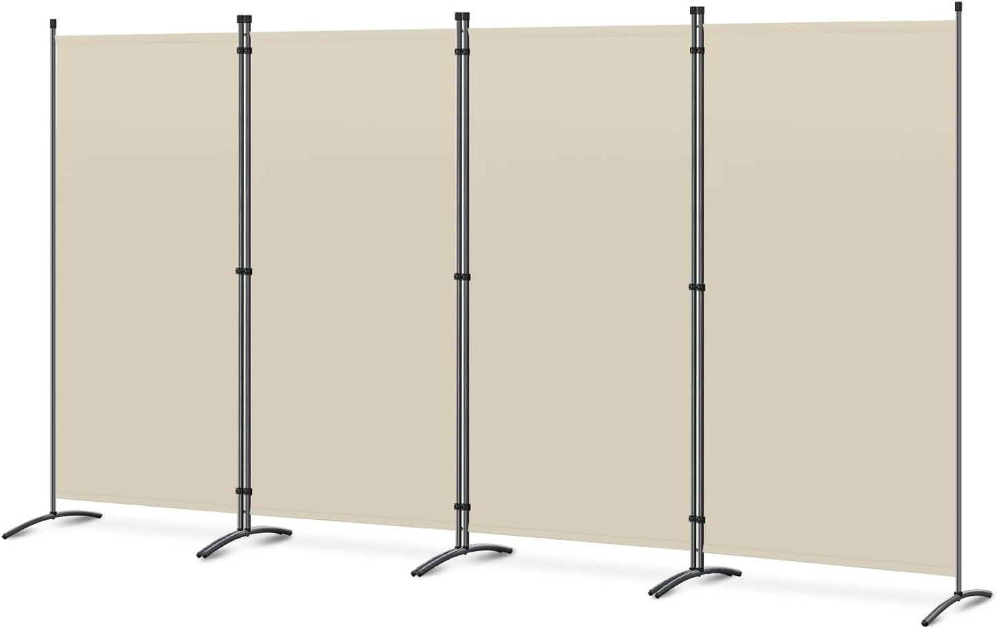 Angel Living Faltwand - 4 Paneele - 324 x 169 cm - Beige