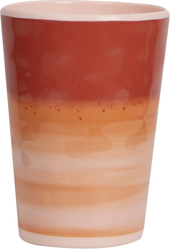 Bo-Camp – Becher – Halo – 400 ml – 4 Stück – Melamin – Terra