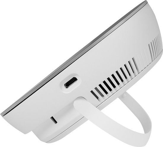 Smartwares FGA-13950 Luftqualitätsmonitor - CO₂-, Kohlendioxid-, Temperatur- und Luftfeuchtigkeitsmonitor - 10 Jahre Sensor und Batterie - LED-Farbanzeige, Lüftungsalarm - für Haus, Büro, Schlafzimmer, Schule, gesundes Raumklima