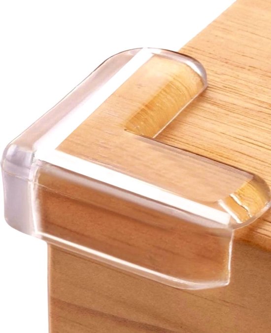 Eckenschutz – 12 Stück – Robuste Stoßkante – Eckenschutz für Tische – Tischeckenschutz für Babys und Kinder – Transparent