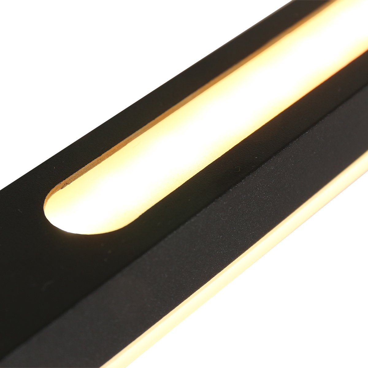 Verstellbare Pendelleuchte Zelena - 2-flammig - Kunststoff/Metall - 155 cm - Höhenverstellbar bis zu 117 cm - Modernes Design - Schwarz