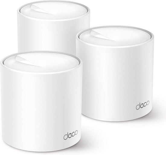 TP-Link Deco X50 – Mesh-WLAN – WLAN-Verstärker – WLAN 6 – 3000 Mbit/s – 3er-Pack