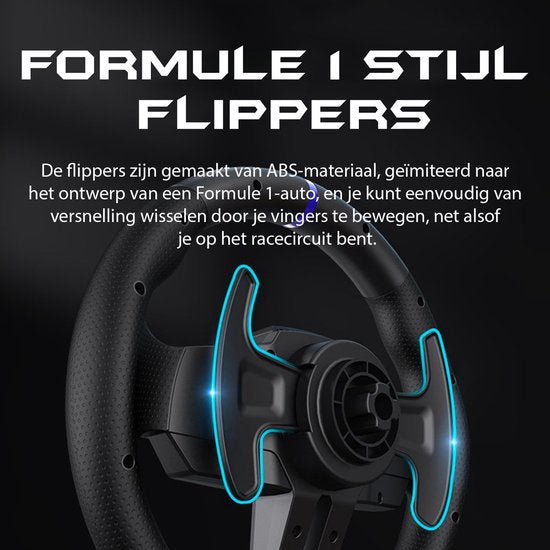 PXN – V900 Gen 2 – Rennlenkrad – Mit Pedalen und Schaltwippen – 270 / 900° – Gaming-Lenkrad – Kompatibel mit PS4 – PC – PS3 – Switch – Xbox X/S-Serie