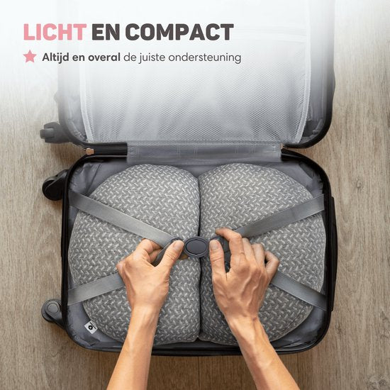 Vulpes Goods® BabyCare - Schwangerschaftskissen - Seitenschläferkissen - 3-in-1 - verstellbar - Körperkissen / Körperkissen / Stillkissen - einzigartiges W-förmiges Design