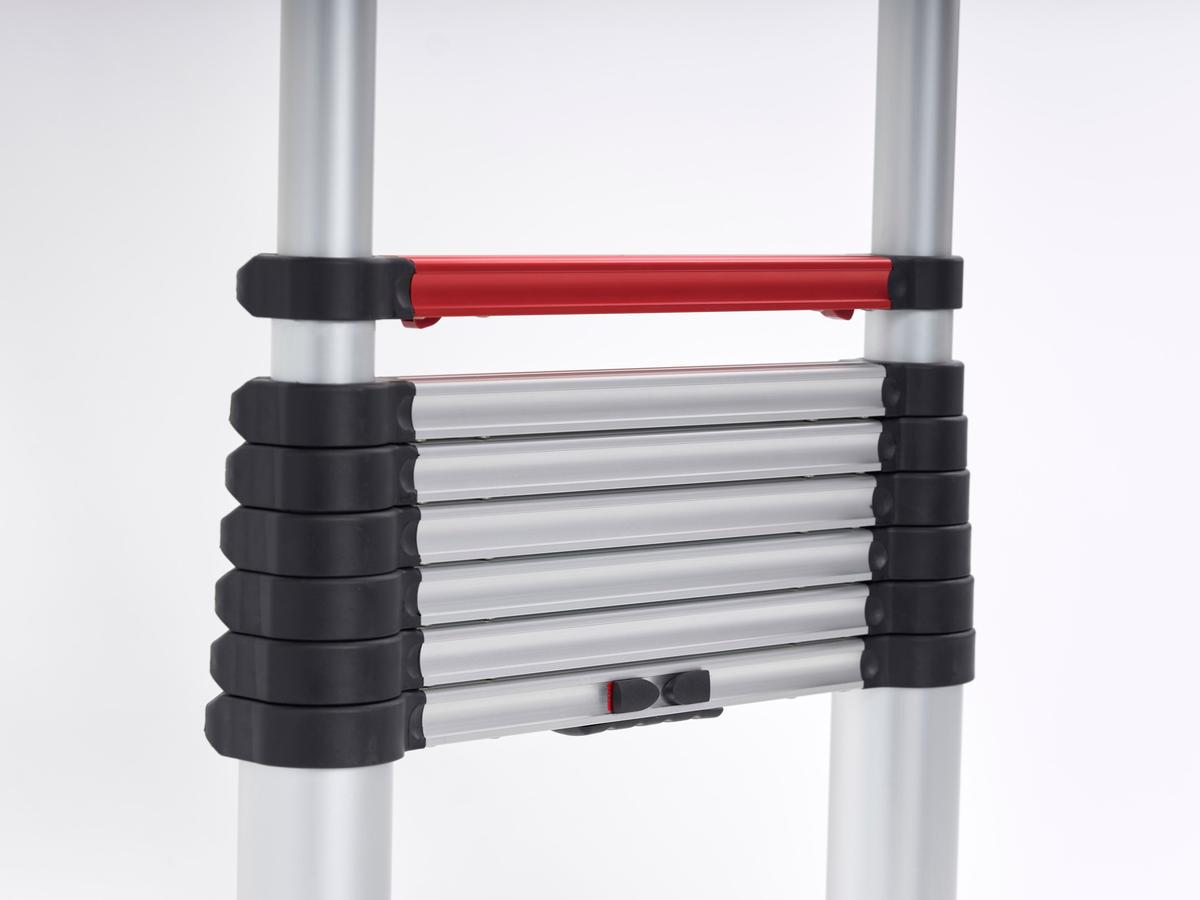 Altrex Teleskopleiter Smart Active Up – 1x13 Sprossen – kompakt und sicher – Größe 1x13