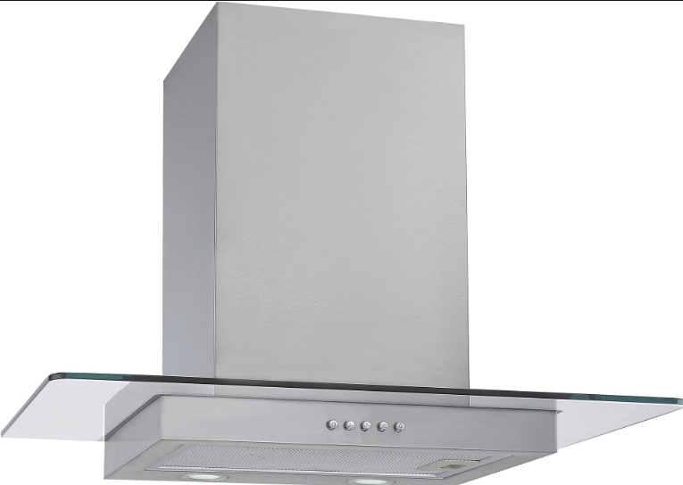 Hanseatic Dunstabzugshaube SY-3288B3-P1-C120-L52-600 – Grau – 60 x 40 x 82 cm – Edelstahl, LED, 3 Stufen