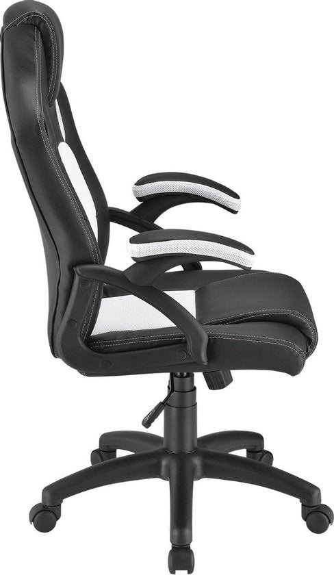 Racing Schreibtischstuhl/Spielesessel Montreal - Weiß