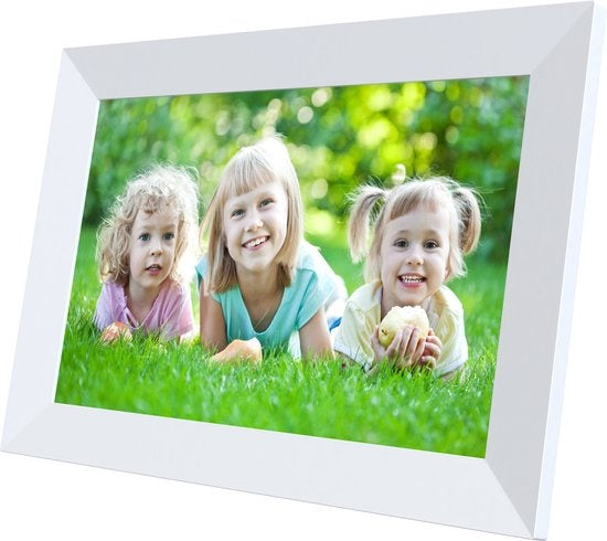 Denver Digitaler Fotorahmen 10,1-Zoll - HD - Frameo App - Fotorahmen - WiFi - IPS-Touchscreen - 16GB - PFF1053W