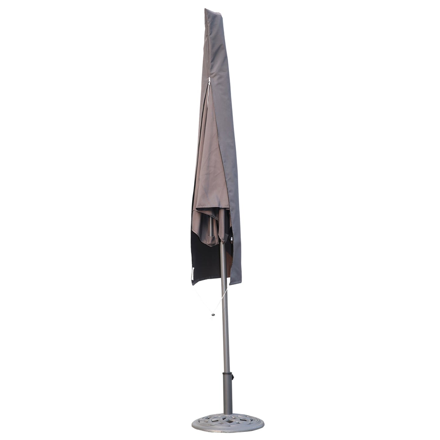 Angel Living Sonnenschirm-Schutzhülle, wasserdicht – Grau – Polyester