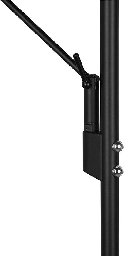 Trio leuchten Brantford - LED Stehleuchte - 36.5W - Farbe einstellbar - Dimmbar - Rund - Schwarz - Aluminium