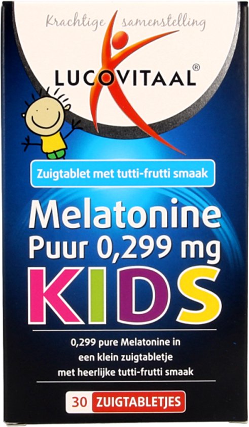 Lucovitaal Melatonin Pure Kids 0,299 Milligramm Nahrungsergänzungsmittel - 30 Tabletten
