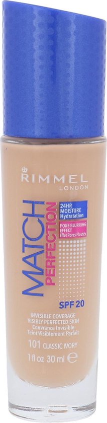 Rimmel Match Perfection Foundation – 101 Classic Ivory