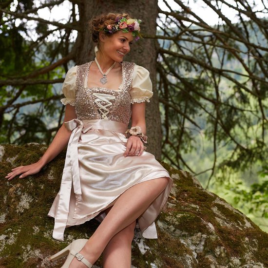 Dressforfun Mini-Dirndl Burgau Modell 2 S - Faschingskostüm Kostüm Halloween Kostüm Fasching Kostüm Karneval Party Kostüm - 304680