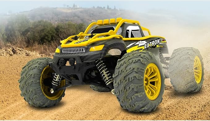 Jamara - Extron Junior Truggy - 4WD High-Speed RC Car - Maßstab 1:14 - Kunststoff - Gelb/Grau