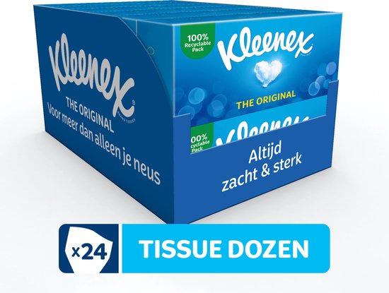 Kleenex Taschentücher - Das Original - Vorteilspackung - 24 x 72 Stück = 1728 Taschentücher