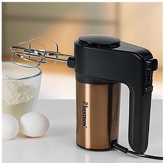 Bestron AHM1000CO Power-Handmixer Kupfer/Schwarz