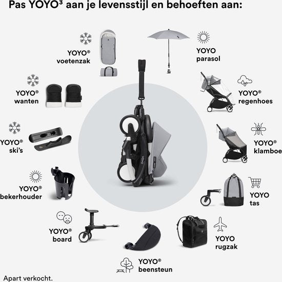 Stokke YOYO Sonnenschirm „Stone“