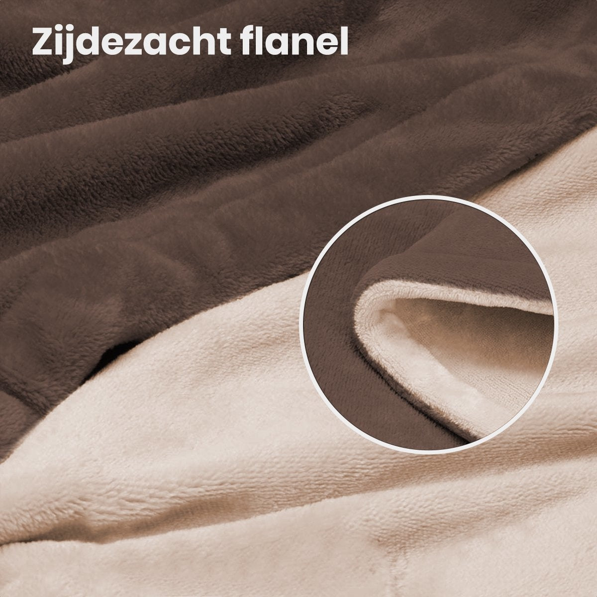 Auronic Elektrische Heizdecke - Ãœberdecke - 2 Personen - 3 Stufen - Mit Timer - 200 x 180 cm - Braun