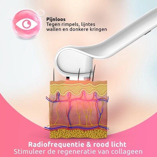 TheBeautyWay Skin Rejuvenator - 7 Stufen - Kabellos - Facelift Gerät - Facelift Geräte Damen - Facelift Gerät - Hautpflege - USB aufladbar - Gesichtsreinigung - Reduzieren Sie Akne, Linien, Falten und Müdigkeit