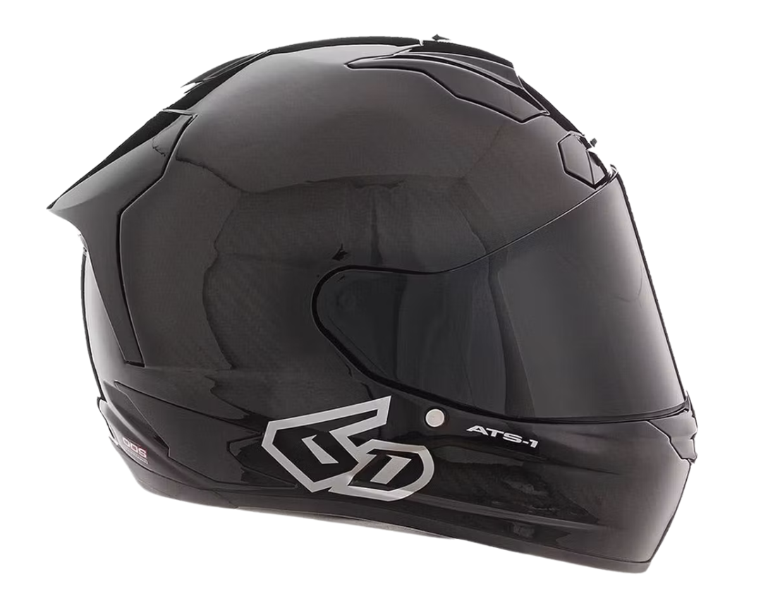6D-Helm ATS-1R Solid M – Sicherheit – Leichtgewicht – Gloss Black