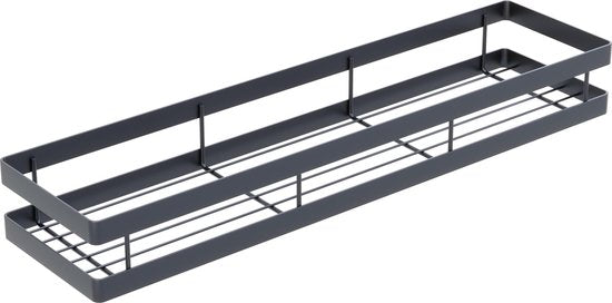 Noswo Kräutergestell hängend - Kräutergestell für Kräutertöpfe - Küchenregal hängend - 50 cm - Schwarz