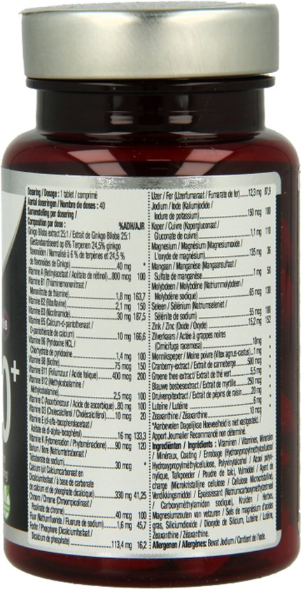 Lucovitaal Multi Frau Komplett 50+ mit Ginkgo Biloba, 40 Kapseln