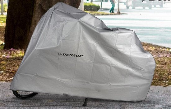Dunlop Motorradabdeckung – Größe L – 228 x 99 x 124 cm – wetterfest – PVC