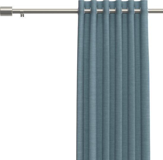 Noswo Vorhangstange - Ausziehbar - 183 bis 366 cm - Vorhangstange - Vorhangschienen komplett - Metall - 300cm - Silber