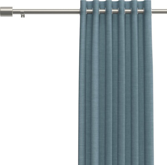 Noswo Vorhangstange - Ausziehbar - 183 bis 366 cm - Vorhangstange - Vorhangschienen komplett - Metall - 300cm - Silber