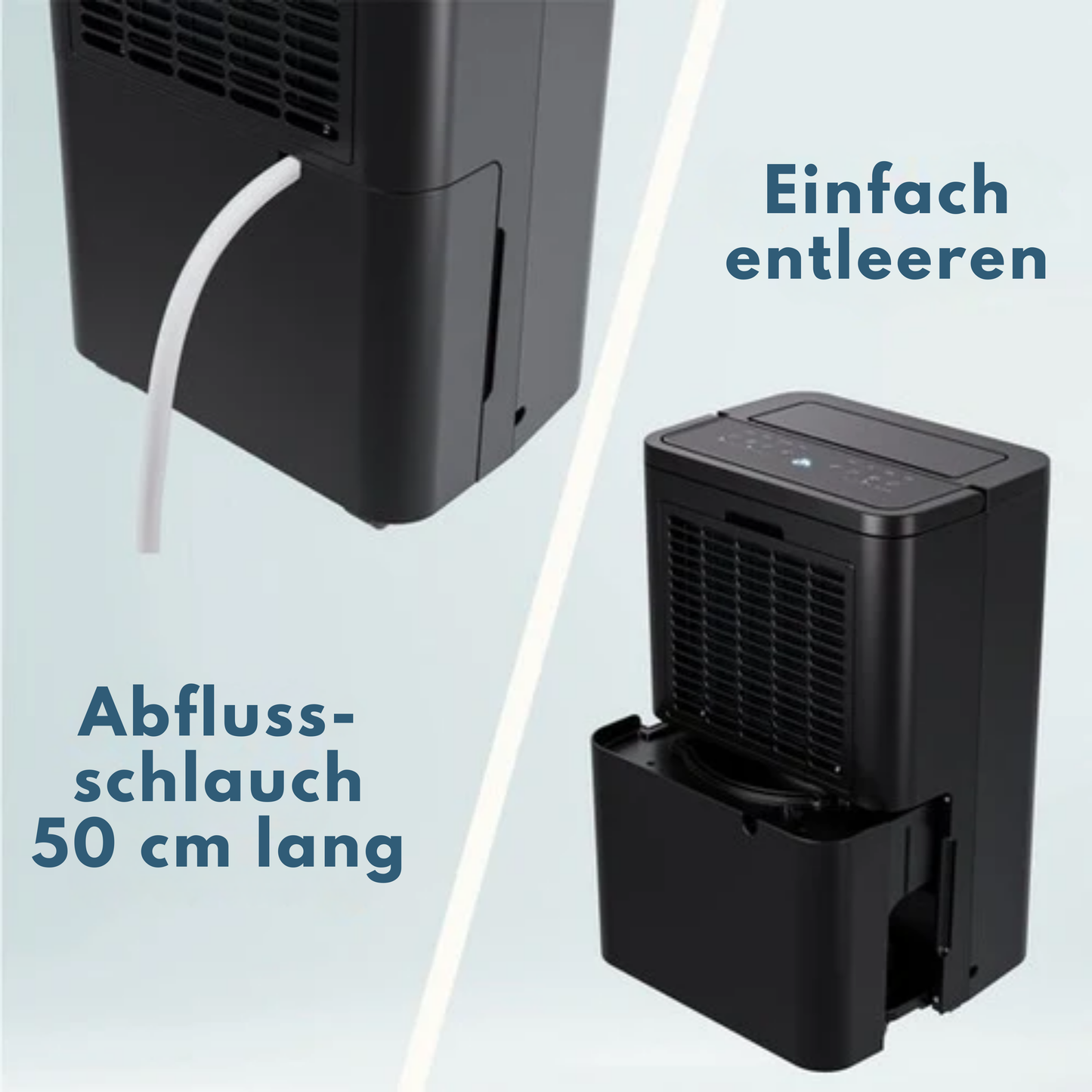 Auronic Luftentfeuchter - Compact Pro Plus - 24L - Schlafzimmer, Badezimmer, Wohnzimmer und Büro - Luftbefeuchter für Innenräume - Schwarz