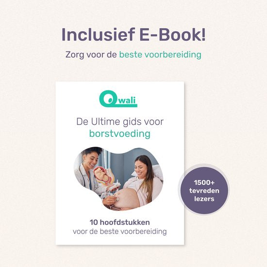 Qwali - Comfort Flow® - Elektrische Milchpumpe - BPA frei - inkl. 2 Milchflaschen - Kabellos - Weiß