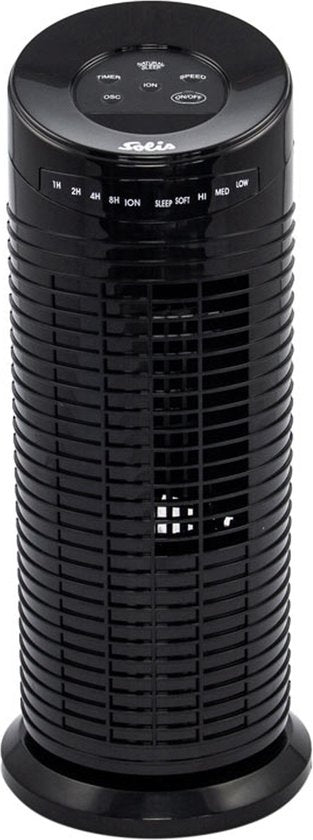 Solis Tower Fan 749 Turmventilator - 38 cm hoch - Schwarz